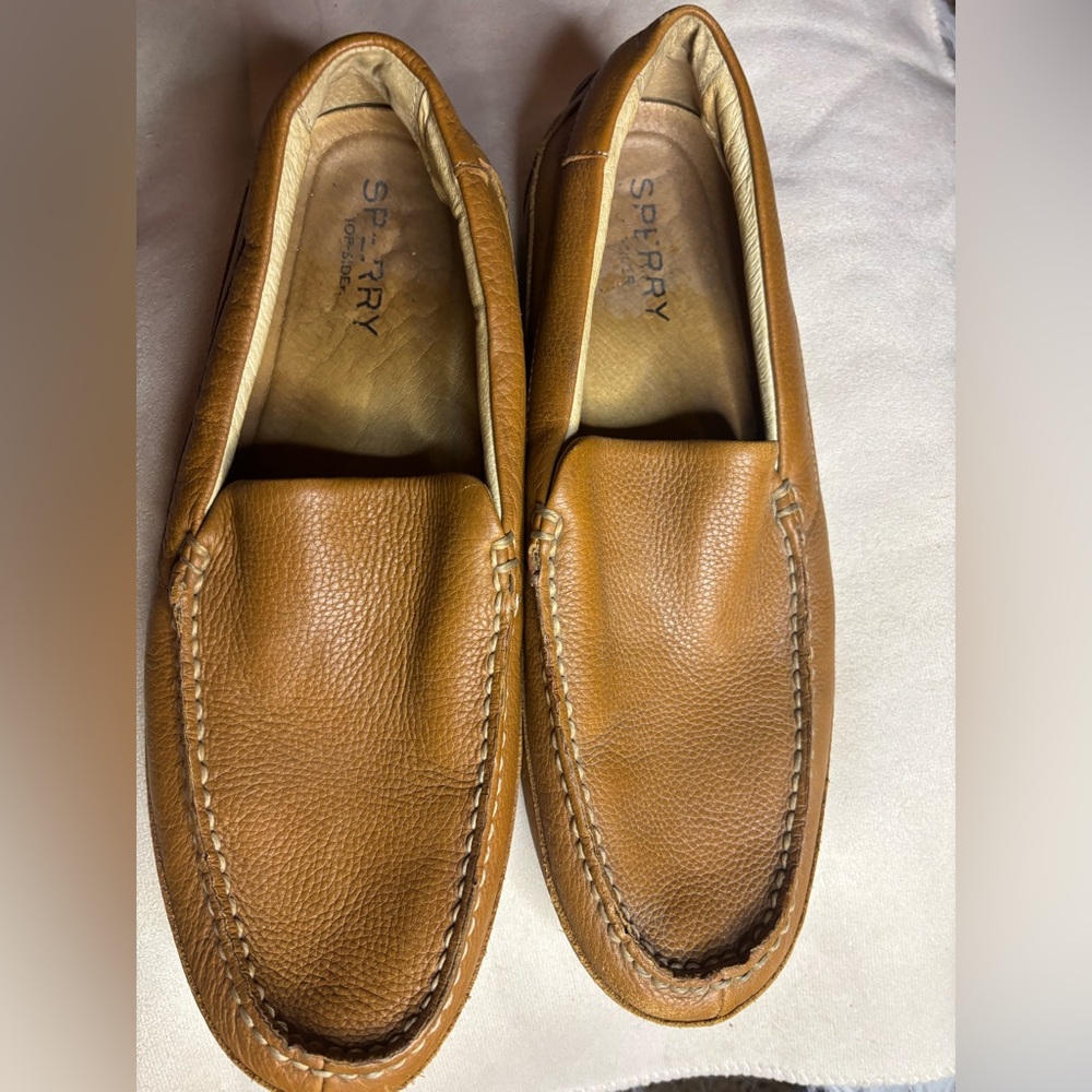 Sperry Men's Tan Leather Loafers